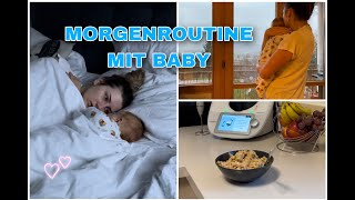 MORGENROUTINE mit BABY 3 Monate alt ☀️👶🏼  LuMiLio [upl. by Aneleiram]