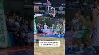 Juan Abad against 2 defenders😱🤯UNTVCupSeason11 UNTVSportsAndCharity UNTVCup basketball SportsPH [upl. by Sivolc44]