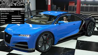 GTA 5  Past DLC Vehicle Customization  Truffade Nero Bugatti Chiron [upl. by Navnod285]