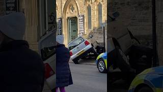 Oundle town uk car crash [upl. by Floris]