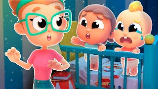 Babies Sleepover  Afraid of the Dark Song  More Nursery Rhymes for kids  Miliki Family [upl. by Serena]