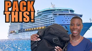 What to pack for a STRESS FREE Embarkation Day on your Cruise [upl. by Yardna512]