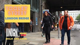 London Southwark Walking Tour  Tooley Street to London Bridge Full HD [upl. by Nottage]