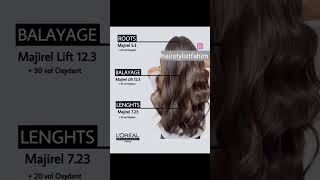 balayage hair color techniques ✨✨shorts hairstyle share [upl. by Ursulina]