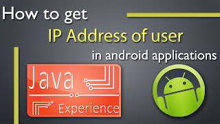 How to get IP address of user in android apps [upl. by Bortman]