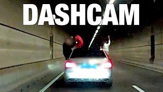 Bizar feestje op snelweg  DASHCAM [upl. by Ssew420]