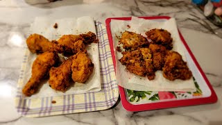 Frying Chicken in Pure Lard and Crisco ShorteningA request [upl. by Jethro]