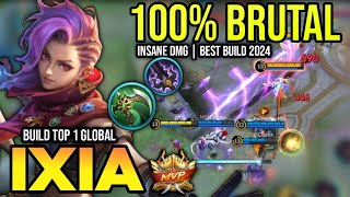 IXIA BEST BUILD 2024  BUILD TOP 1 GLOBAL IXIA GAMEPLAY  MOBILE LEGENDS✓ [upl. by Hutt]