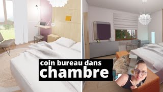 Comment amenager un coin bureau dans une chambre [upl. by Brittany]