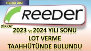 REEDER VE ASELSAN BÄ°RÄ° BEDELSÄ°Z DÄ°ÄžERÄ° TEMETTÃœðŸš€PATRON SATIÅžI FÄ°YAT Ã‡Ã–KÃœÅžÃœNÃœ HIZLANDIRDIðŸš¨DÄ°KKATðŸš¨ [upl. by Torre]