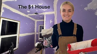 My 1 House Drywall Mud amp KitchenBathroom Flooring Week 18 [upl. by Andres]