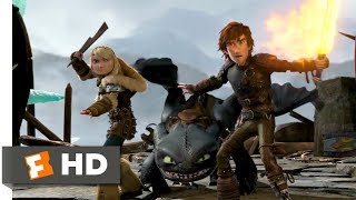 How to Train Your Dragon 2 2014  Dragon Trappers Scene 210  Movieclips [upl. by Merrili]