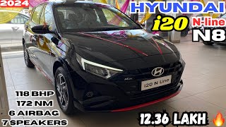 Hyundai i20 n line 2024  i20 n line 2024 N8 petrol MT  इतनी ज्यादा Powerful🔥i20nline hyundai [upl. by Adnolay115]