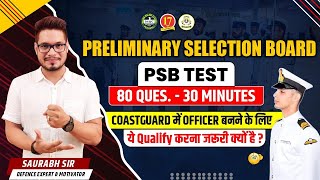 Indian Coast Guard Assistant Commandant PSB Test  ICG AC PSB Test  Full Process by Saurabh Sir [upl. by Day]