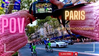 50mm f18 Shooting Street Photography POV in Paris with the Canon R8 [upl. by Nakre]