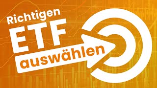 ETF Sparplan Den richtigen ETF auswählen [upl. by Leahcimed14]