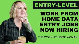 EntryLevel WFH Data Entry Jobs Now Hiring [upl. by Ymer601]