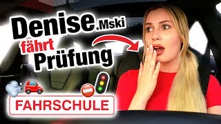 Praktische Führerscheinprüfung mit DeniseMski 🤯  Fischer Academy [upl. by Irpac]