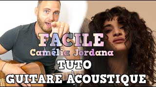 FACILE  Camélia Jordana  Tuto guitare facile [upl. by Atiluj767]