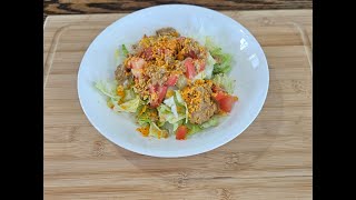 How to Make Taco Salad  Quick and simple Recipe [upl. by Bates]