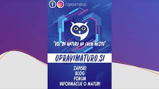 Vse za maturo na enem mestu  Zapiski opravimaturosi [upl. by Nicolella]