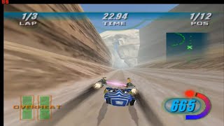 Star Wars Episode I Racer 🎮 Amateur Podracing Circuit 🏁NO UPGRADES [upl. by Kcirdle]