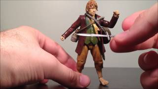 The Hobbit Toys 6quot Series 1  Bilbo Baggins by Bridge Direct Review [upl. by Gilbert117]