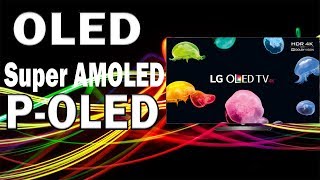 OLED vs AMOLED vs POLED Displays [upl. by Anitap168]