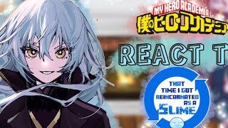 My Hero Academy Reacts to Rimuru Tempest RUSS🇷🇺 ENG🇺🇸1 [upl. by Worra494]