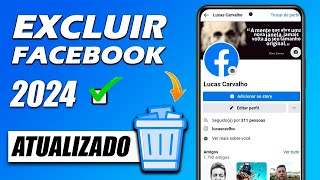 COMO EXCLUIR CONTA DO FACEBOOK [upl. by Flannery]