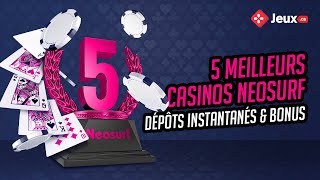 Top5 🔥casinos Neosurf en 2024 🚀  Guide Dépôts et avis [upl. by Sitsuj]