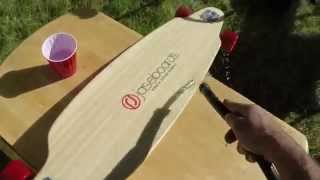 how to clean clear griptape skateboard or longboard [upl. by Yeldarb]