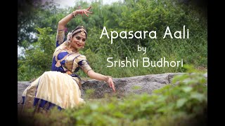 Apsara Aali full song  Bharatanatyam Cover  Natarang  Srishti Budhori [upl. by Joby321]