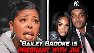 Chrissy Lampkins Emotional Breakdown as Brooke Bailey Confirms Pregnancy with Jims Child [upl. by Enelloc]