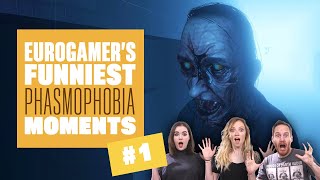 Phasmophobia Funny Moments With Team Eurogamer Part 1  WHO YOU GONNA CALL SOMEONE ELSE [upl. by Nwhas]