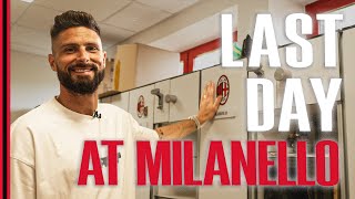 🏡 Olivier Girouds last day at Milanello behindthescenes [upl. by Mireille637]