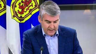 PREMIER STEPHEN MCNEIL LOSES IT quotSTAY THE BLAZES HOMEquot [upl. by Aneleh]