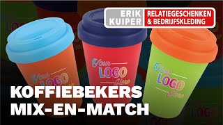 ERIKKUIPERNL  KOFFIEBEKERS MIX EN MATCH  PERSONALISEER MET JOUW LOGO [upl. by Kate13]