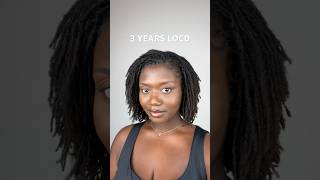 1 year VS 2 years VS 3 years LOCD locd microlocs growthjourney locjourney microlocsjourney [upl. by Trinette]