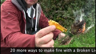 How to light a Fire without a working Lighter [upl. by Javed]