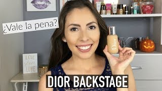 NUEVA DIOR BACKSTAGE FOUNDATION ¿VALE LA PENA  Karla Biebrich [upl. by Jarlathus696]