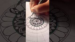 Mandala for beginners 🥳 mandala dotmandala art [upl. by Sybila]