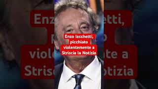 Enzo Iacchetti picchiato violentemente a Striscia la Notizia [upl. by Avert]