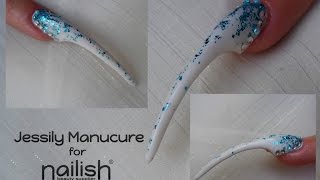 Ongle en gel quotTechni challenge LA GRIFFE avec la boutique Naillishquot [upl. by Euqinommod638]