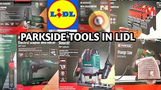 WHATS NEW IN MIDDLE OF LIDLPARKSIDE TOOLSCOME SHOP WITH MELIDL UK [upl. by Joete]