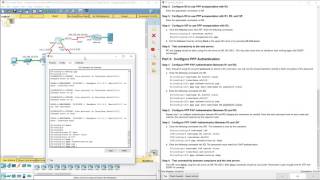 Lab 3327 Packet Tracer  Configuring PAP and CHAP Authentication [upl. by Trelu]