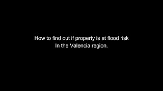 How to find the flood risk of a house in the Valencia region PATRICOVA [upl. by Dieter]