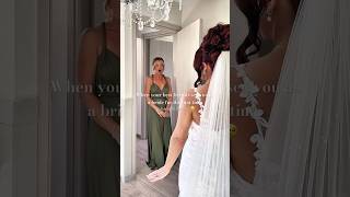 Watch until the end 🥹🤍 bride 2025bride bride2026 bridetobride bridesmaidsfirstlook bride2027 [upl. by Eppesuig]