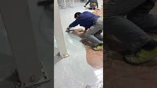 Epoxy floor coating process [upl. by Yerffoej417]