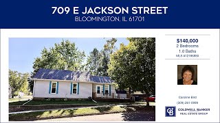 709 E Jackson Street Bloomington Illinois Homes for Sale  wwwcoldwellhomescom [upl. by Ahsen]